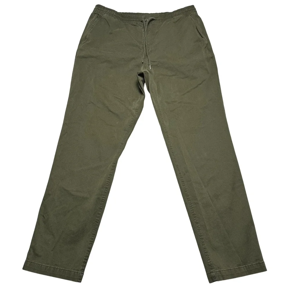 Polo Ralph Lauren Men Prepster Classic Fit Pants Olive Green Stretch Waist L